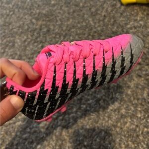 Pink and Black Soccer Cleats Size 8.5 New In Box